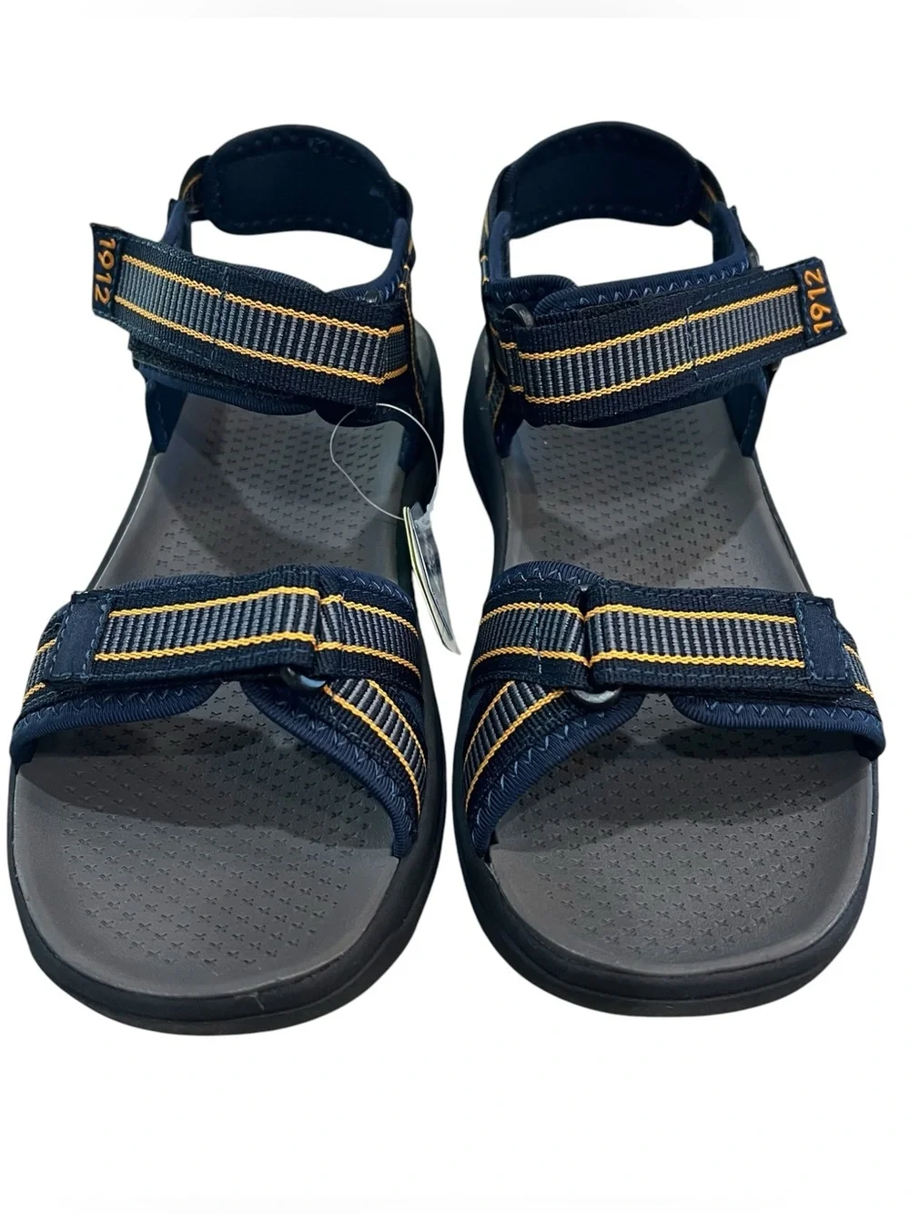 Nunn Bush Huck Sport Sandals Men’s 9 Navy Adjustable Comfort Lightweight NIB